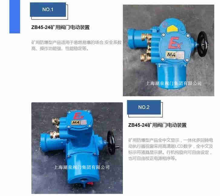 防爆型閥門電動裝置說明書，技術條件