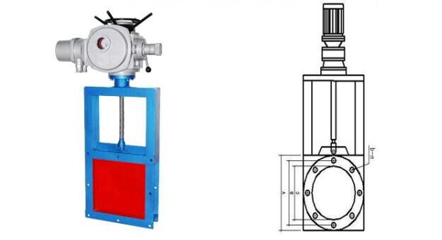 電動方形閘板閥如何安裝、結(jié)構(gòu)圖
