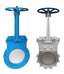 刀型閘閥 PZ73X—10R  DN100 PN10（配反法蘭、